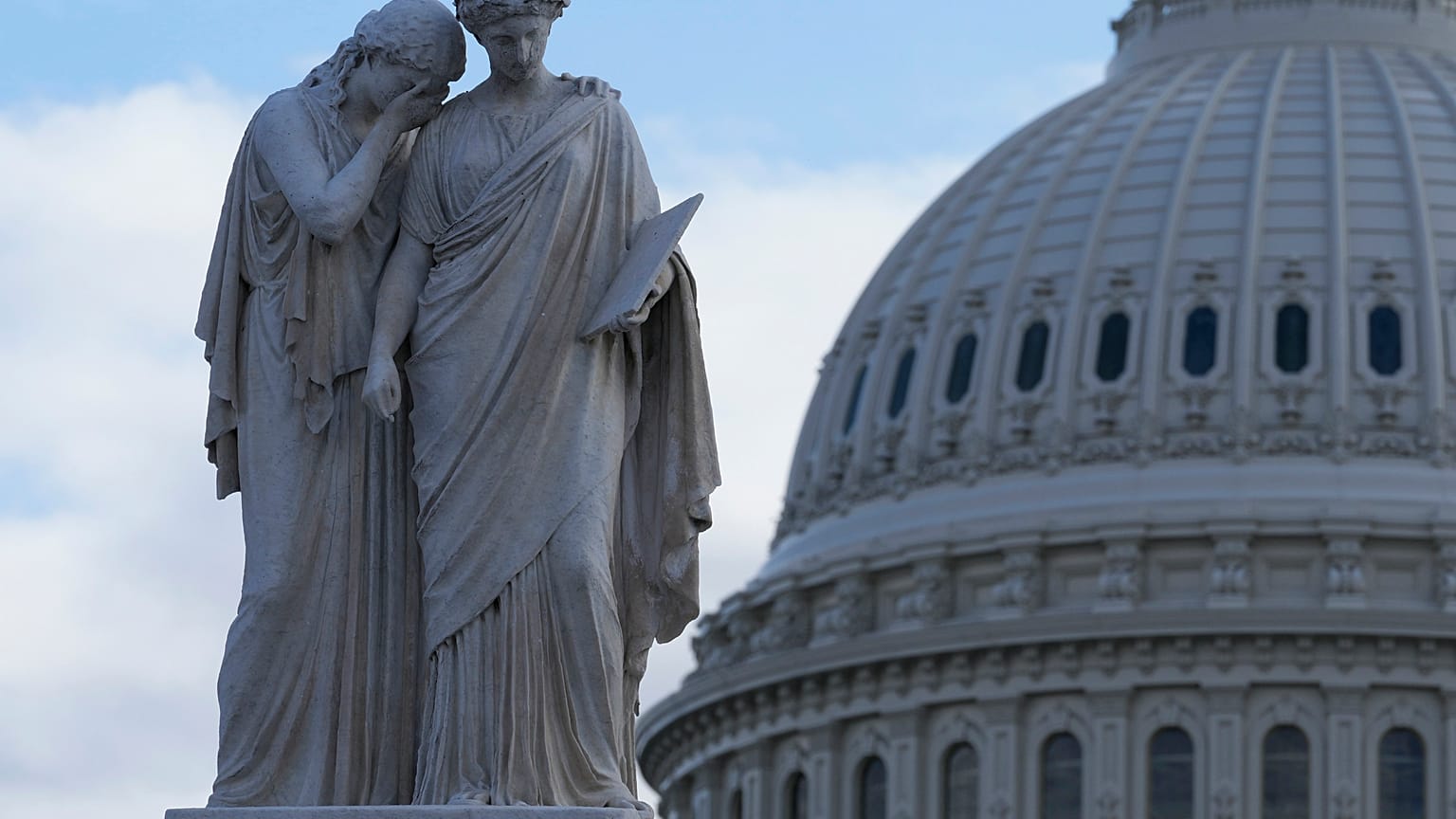Dunkle Wolken über dem US-Repräsentantenhaus: Republikanische Hardliner sorgen für historischen Stillstand.