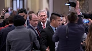 L'élu républicain de Californie Kevin McCarthy, favori de l'élection au poste de "speaker" de la Chambre des représentants des Etats-Unis, le 5 janvier à Washington DC.