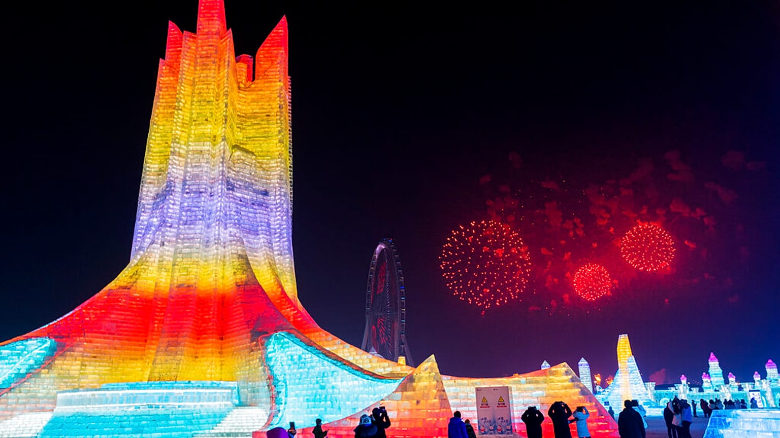 Festival annuel de glace à Harbin en Chine - 05.01.2023