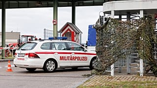 Flugfeld Kaserne. Wiener Neustadt, Niederösterreich, 6.1.2023.
