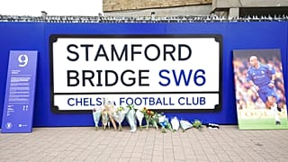 Flowers and tributes for Gianluca Vialli at Chelsea's Stamford Bridge ground, London, following the announcement of the death of the former Italy, Juventus and Chelsea striker
