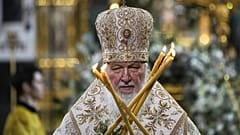 Das orthodoxe Weihnachtsfest in der Erlöserkirche in Moskau.