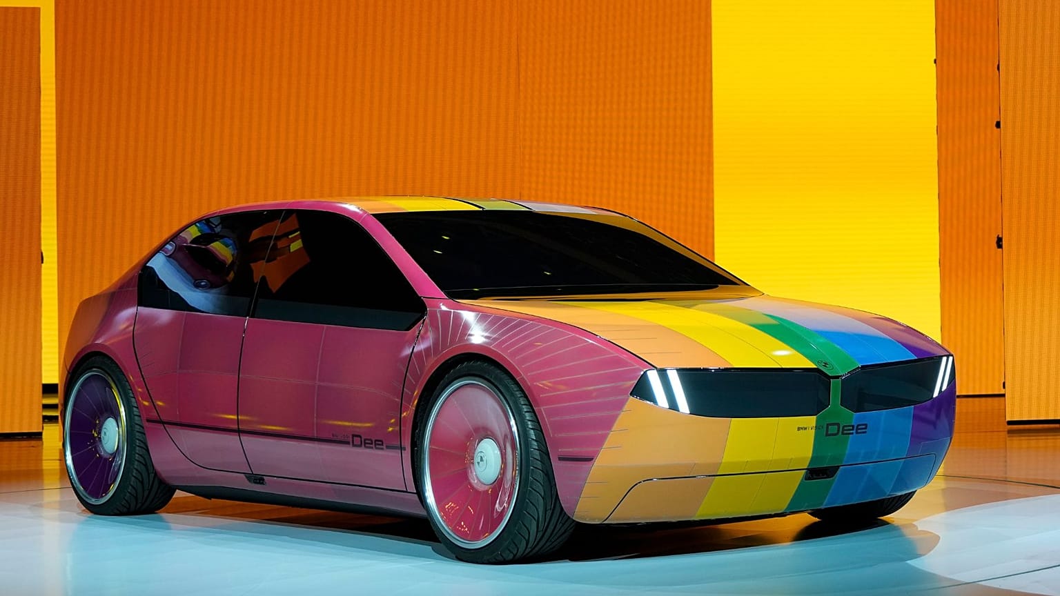 BMW's colour-changing car was back at CES this year