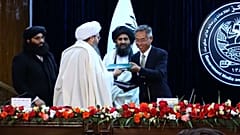 Feierliche Vetragsunterzeichnung in Kabul