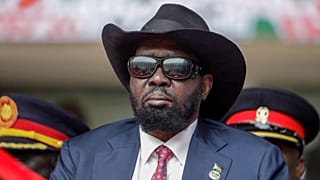 رئيس جنوب السودان سلفاكير خلال زيارته إلى كينيا
