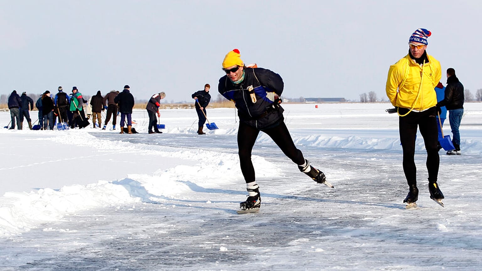 Elfstedentocht, or 11 Cities Tour being held
