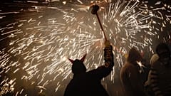 Correfoc fesztivál Barcelonában (illusztráció)