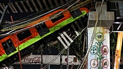 Mortífero accidente en la línea 3 del metro de Ciudad de México, al colisionar dos convoyes.