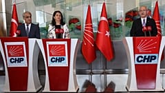 HDP Eş Genel Başkanları Pervin Buldan ile Mithat Sancar, Aralık 2021'de CHP ilderi Kılıçdaroğlu ile bir araya gelmişti
