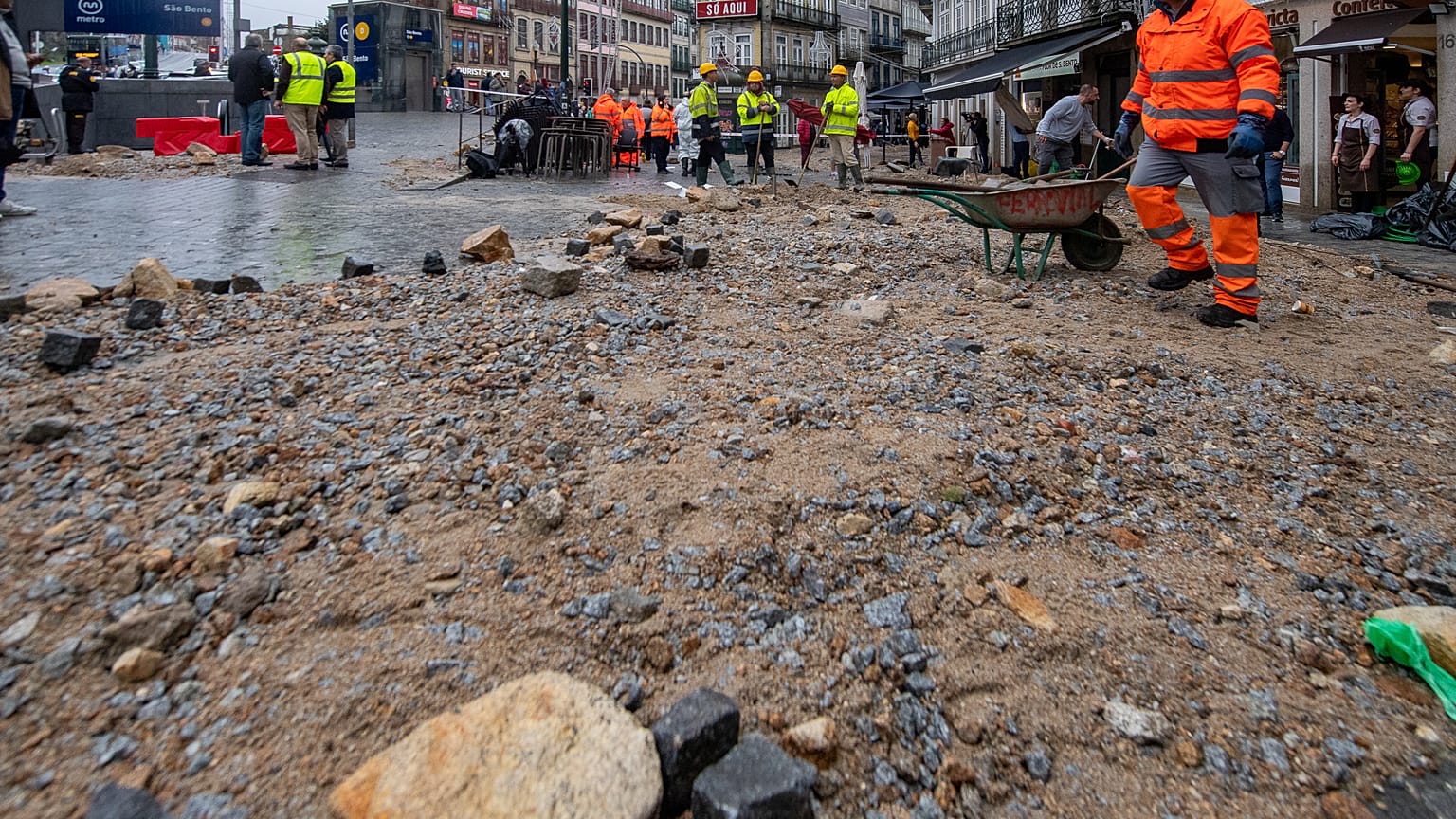 Inundações o Porto 