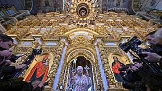 Богослужение в Успенском соборе