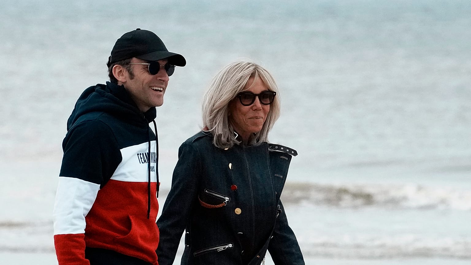 Fransa Cumhurbaşkanı Emmanuel Macron, First Lady Brigitte Macron