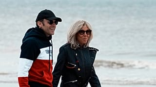 Fransa Cumhurbaşkanı Emmanuel Macron, First Lady Brigitte Macron