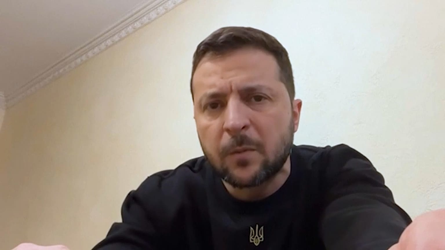 Volodímir Zelenski en su alocución del domingo 8/1/2023