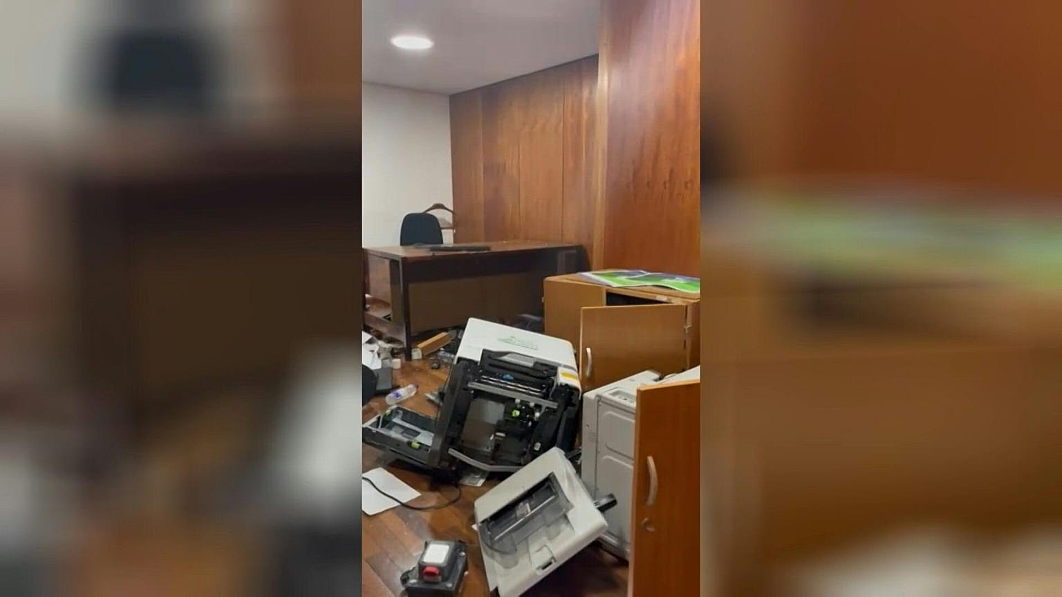 القصر الرئاسي في العاصمة البرازيلية برازيليا. 