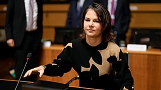  وزيرة الخارجية الألمانية أنالينا بيربوك. 