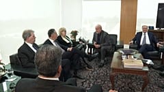 Reunión de Lula da Silva con su gabinete.