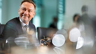 Lindner a német kormány ülésén
