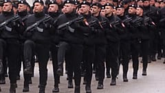 Fuerzas policiales serbobosnias celebraron el aniversario de la República Srpska