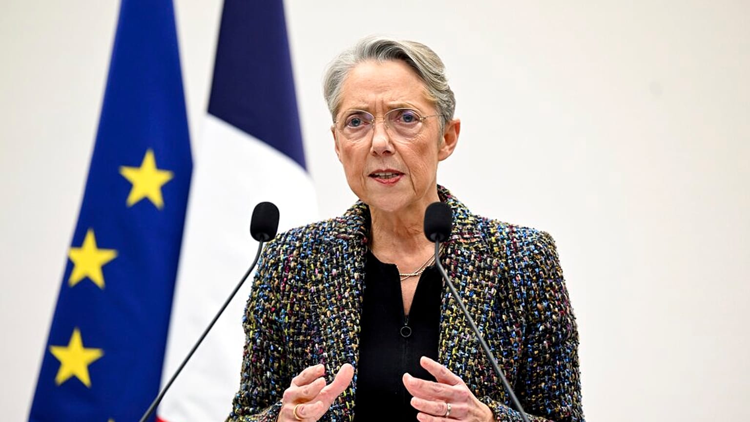 Die französische Ministerpräsidentin Élisabeth Borne