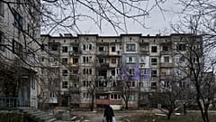 Последствия обстрелов Соледара