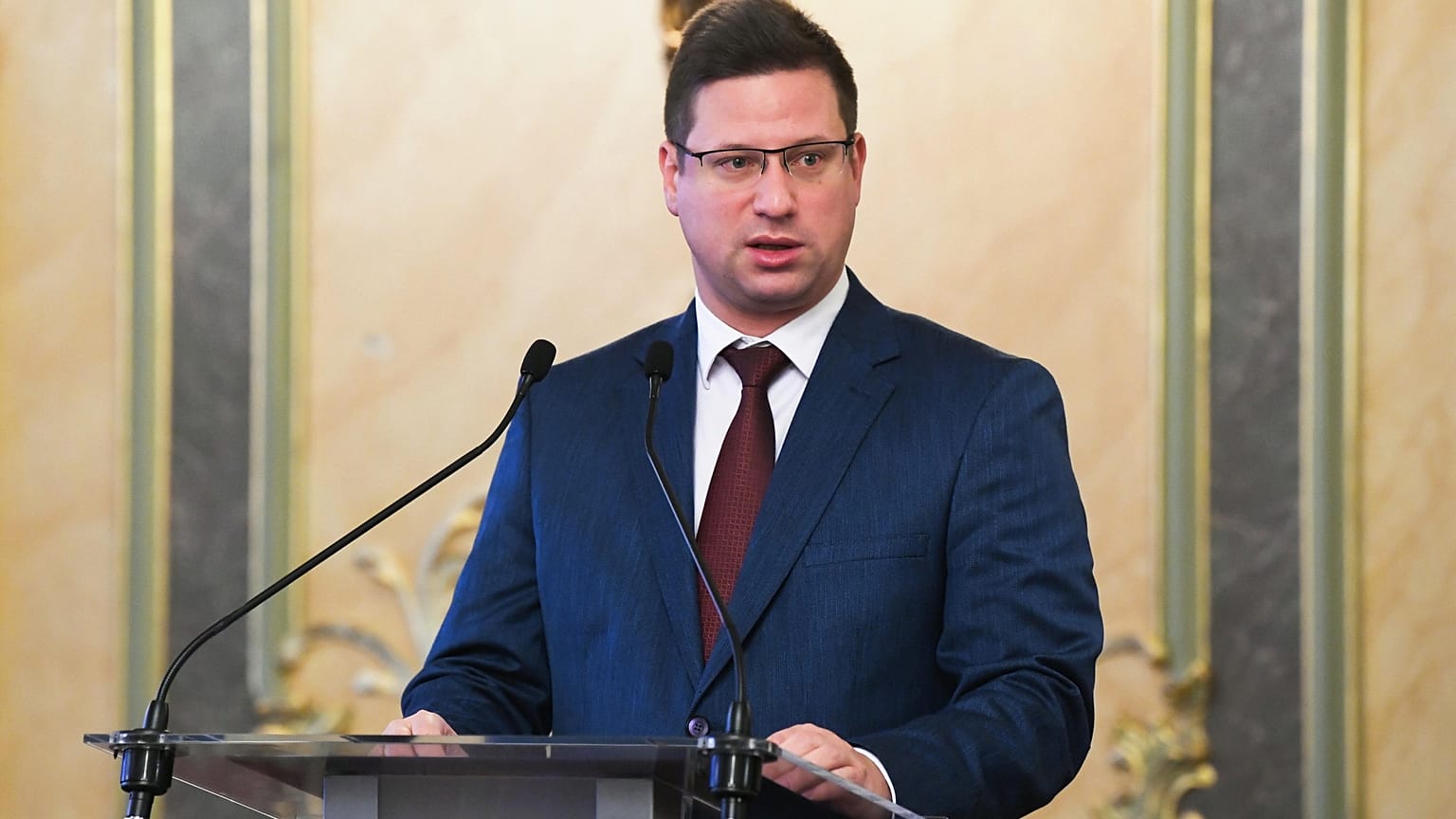 Gulyás Gergely miniszterelnökséget vezető miniszter