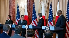 ABD ve Japonya'nın dışişleri ve savunma bakanları ortak basın toplantısında