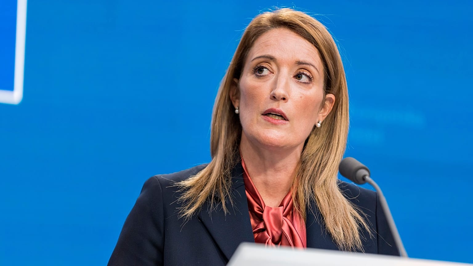 Roberta Metsola, présidente du Parlement européen 