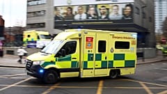 A ambulance in London.
