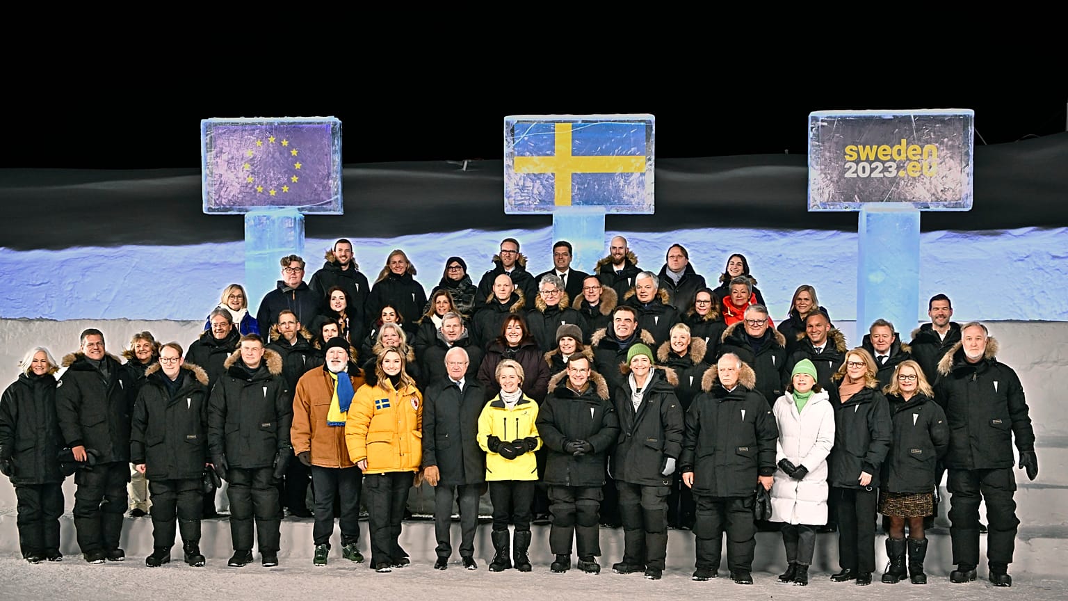 Foto tomada en el Ice Hotel de Jukkasjarvi, Suecia, el 12 de enero de 2023 por Jonas Ekstromer / TT News Agency vía AP