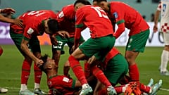 المنتخب المغربي المشارك في كأس العالم في قطر 2022.