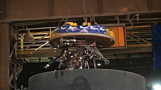Algunas de las armas a punto de fundirse