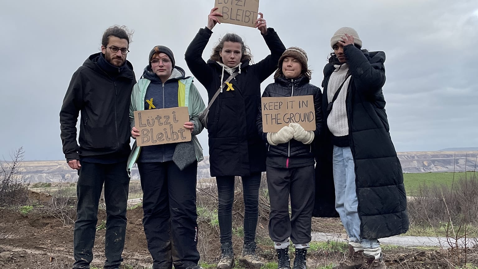 Thunberg'den çevreci aktivistlere destek
