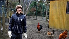 La activista medioambiental sueca, Greta Thunberg, en Lüzterath, Alemania.