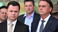 Ex-ministro da Justiça Anderson Torres com Jair Bolsonaro (arquivo)