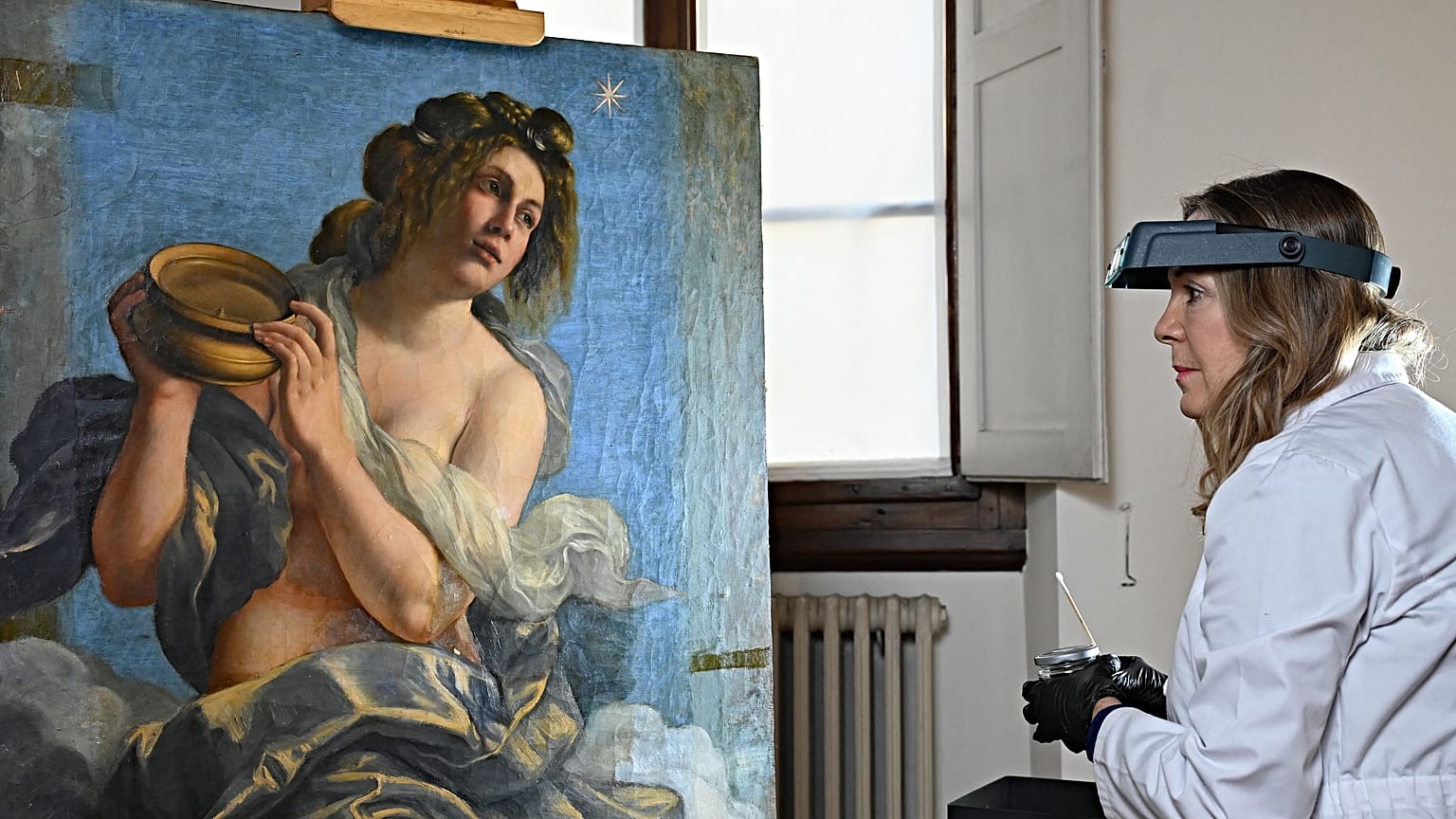 Artemisia Gentileschi'nin " Allegory of Inclination”  adlı tablosu 