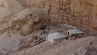 Mısır'da 3 bin 500 yıl öncesine ait bir firavun mezarı ortaya çıkarıldı