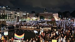 Protesta masiva en Tel Aviv contra el Gobierno de Netanyahu