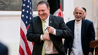 مایک پمپئو و اشرف غنی