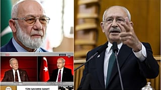 TV100'de Uğur Dündar'ın Kemal Kılıçdaroğlu röportajında SADAT reklamı