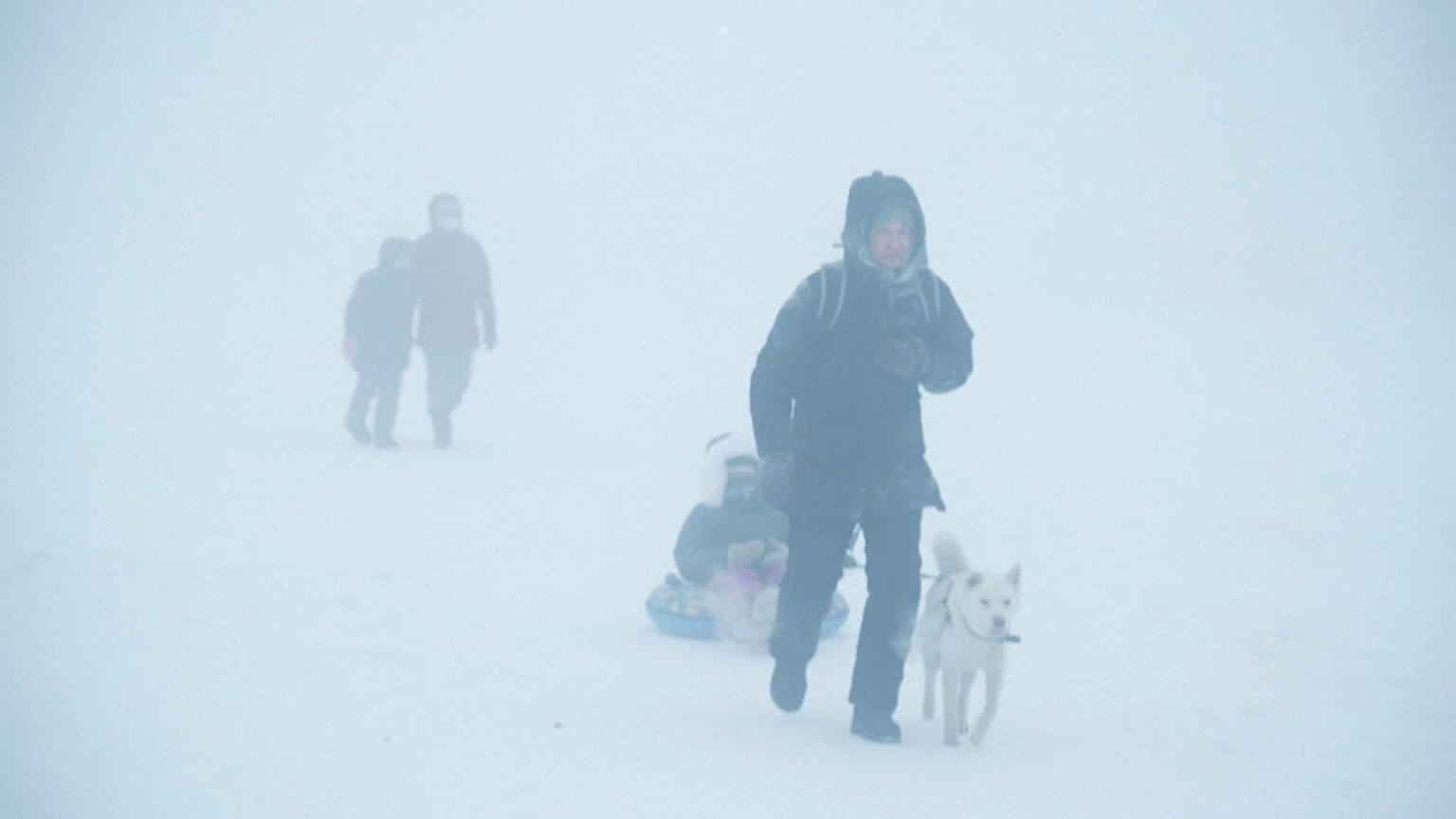 Extreme Temperaturen in Jakutsk, 15.1.2022