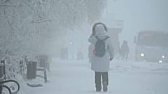 Extreme Kälte im Osten Russlands