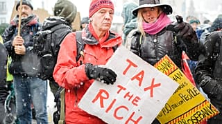 Proteste in Davos