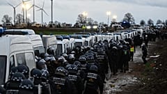 There was a heavy police presence over the weekend. 