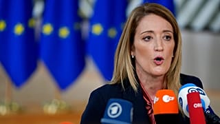 Die Präsidentin des Europäischen Parlaments, Roberta Metsola