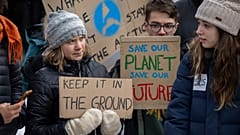 La Marche pour le Climat à Davos, en Suisse, le 20 janvier 2023