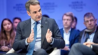 O Κυριάκος Μητσοτάκης στο Παγκόσμιο Οικονομικό Φόρουμ του Νταβός
