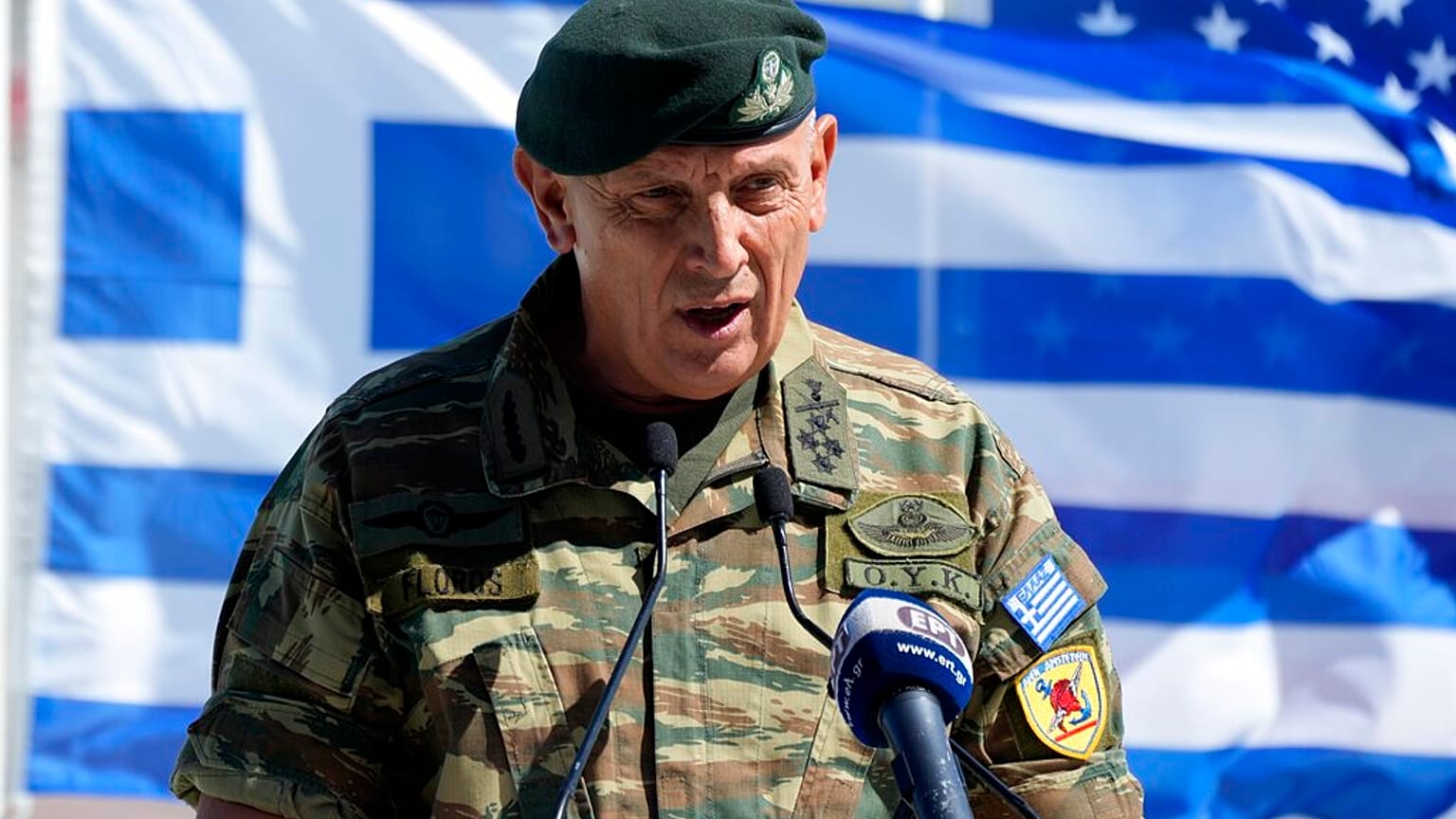 O Α/ΓΕΕΘΑ Στρατηγός Κωνσταντίνος Φλώρος