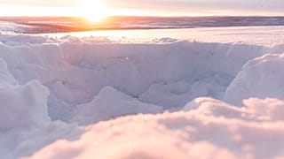 The Swedish town of Kiruna is sinking into the ground due to years of mining.