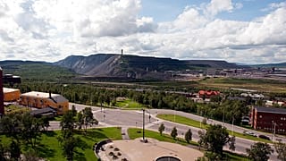 Kiruna am schwedischen Polarkreis - im Sommer